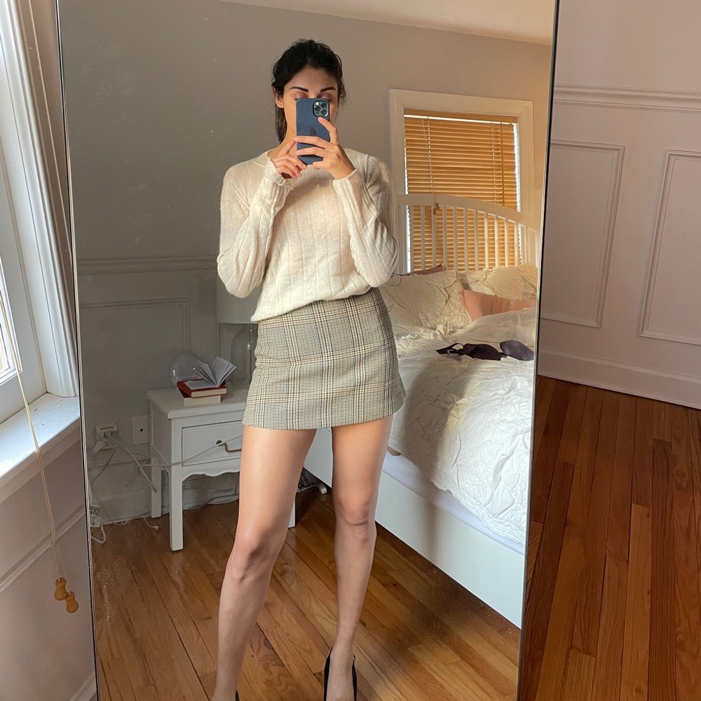Free People cashmere cable knit sweater